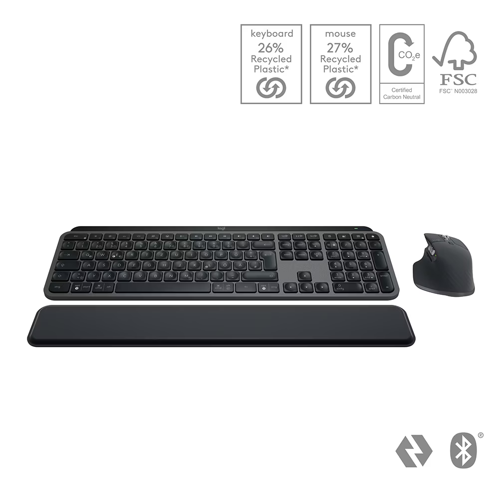 Logitech MX Keys S Wireless Keyboard and Mouse Combo