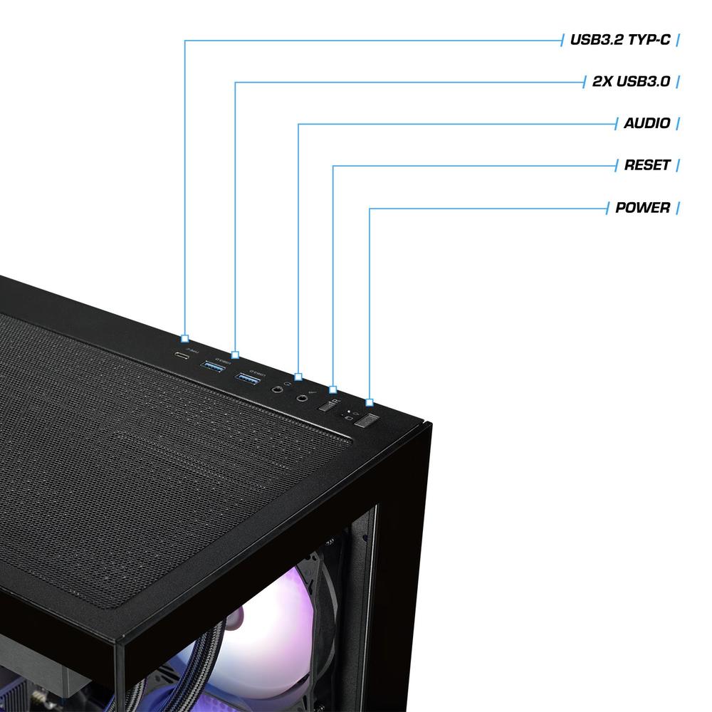 Blue Treant 5060Ti Black LCGS Gaming PC