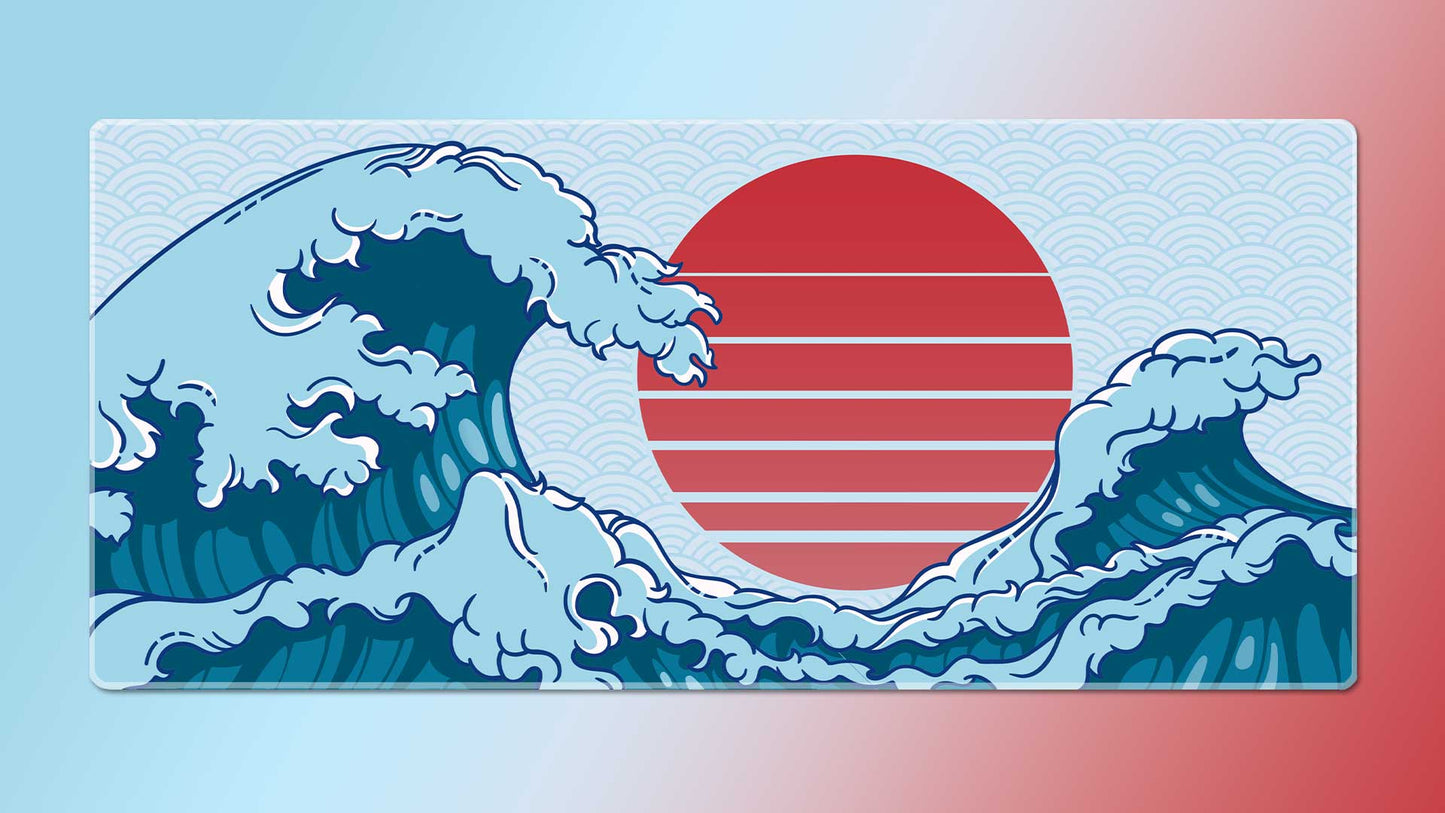 The Great Retro Wave Deskmat