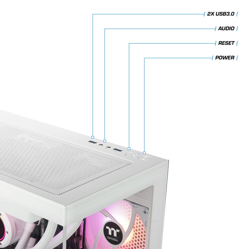 Cyan Skirja 5060Ti Snow White LCGS Gaming PC