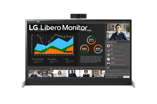 LG 27BQ70QC-S 27 1440p HDR Libero Monitor
