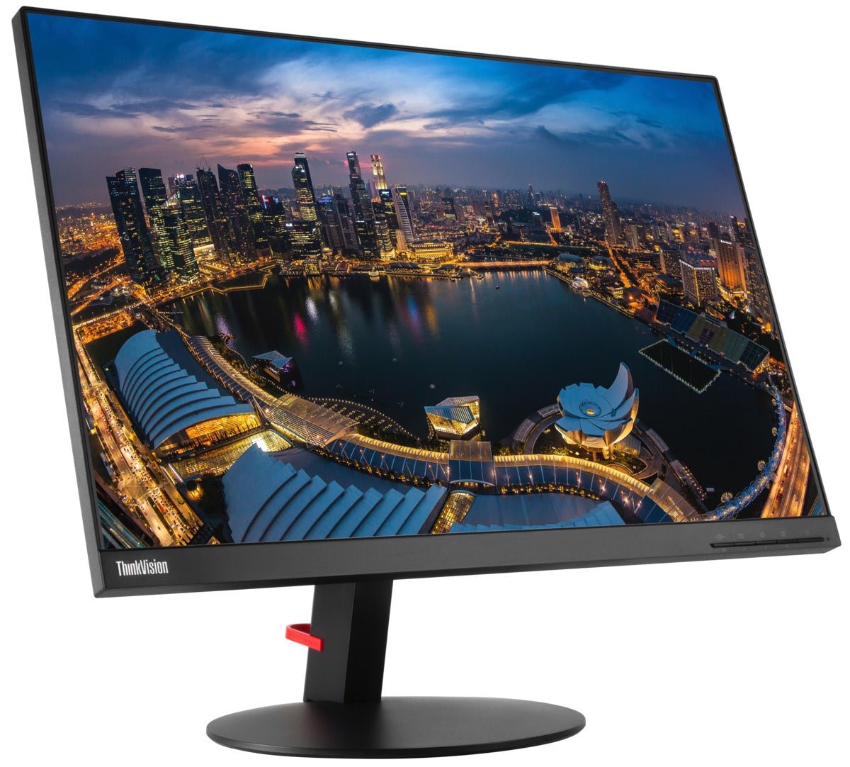 Lenovo ThinkVision T24D LED schwarz 24 Zoll WUXGA 1920x1200 HDMI DisplayPort VGA Höhenverstellbar 61B4MAT