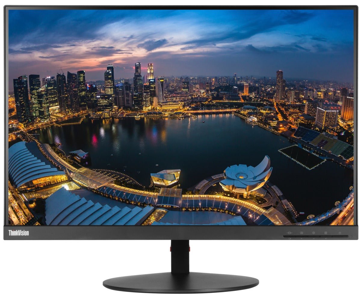 Lenovo ThinkVision T24D LED schwarz 24 Zoll WUXGA 1920x1200 HDMI DisplayPort VGA Höhenverstellbar 61B4MAT