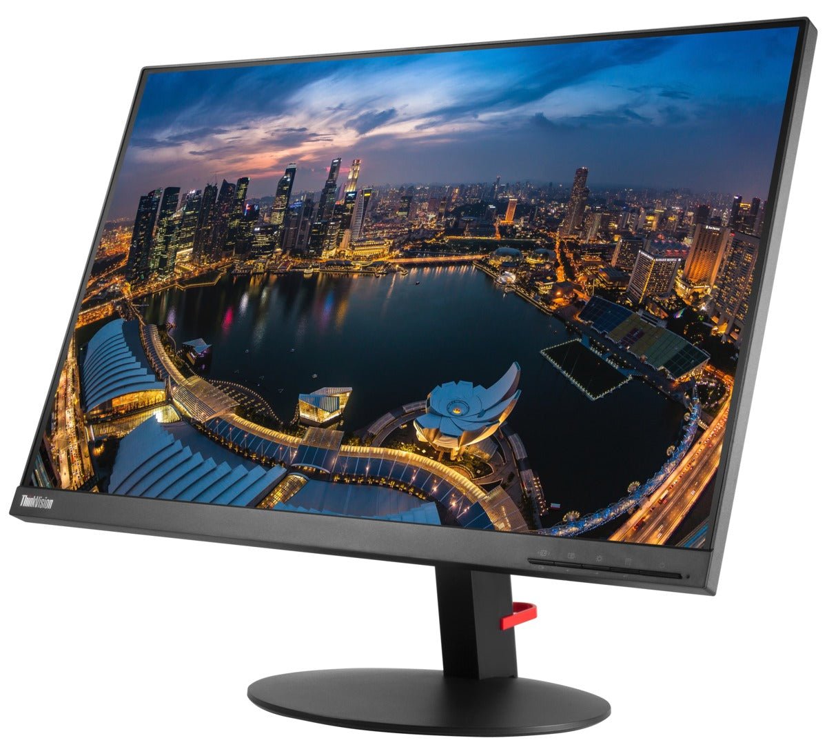 Lenovo ThinkVision T24D LED schwarz 24 Zoll WUXGA 1920x1200 HDMI DisplayPort VGA Höhenverstellbar 61B4MAT