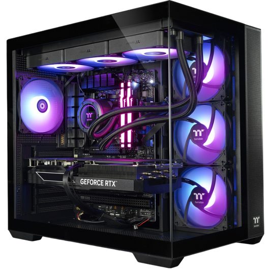 Purple Behemoth RTX 5070TI Black LCGS Gaming PC