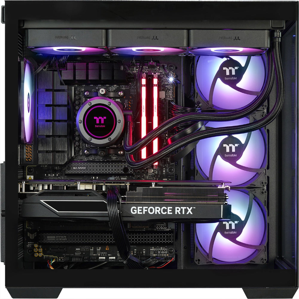 Purple Behemoth RTX 5070TI Black LCGS Gaming PC