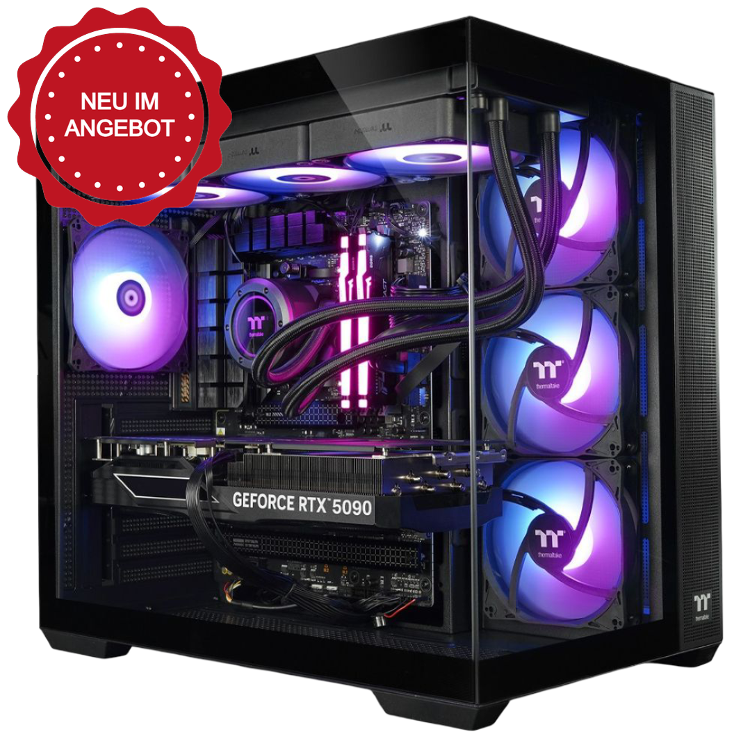 Purple Greatwyrms RTX 5090 Black LCGS Gaming PC