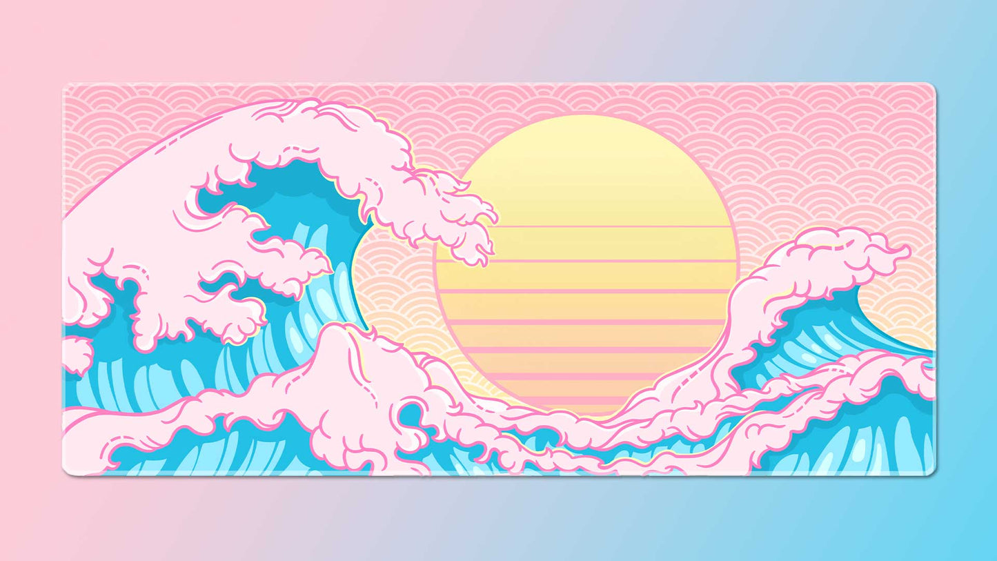 The Great Retro Wave Deskmat