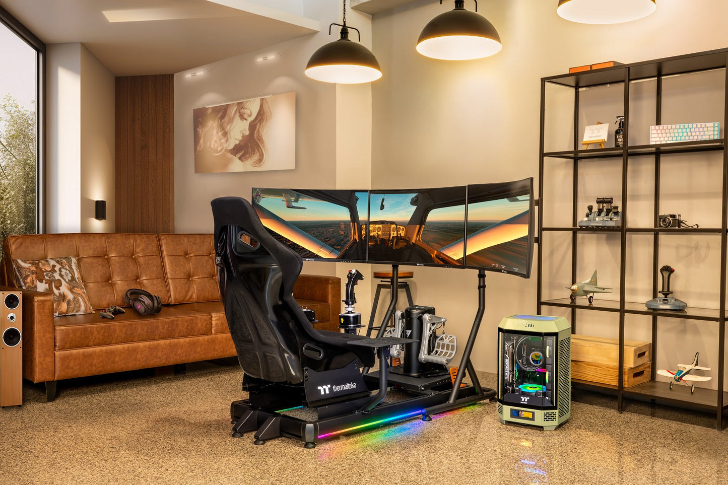 GF500 Flight Simulator Cockpit